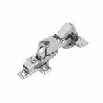 AKS Two Way 165 Degree Soft Close Cabinet Hinge Half Overlay A38-08 Finish Satin SS Pack of 2 Piece