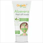 Orgello Herbal Aloe Vera Peel Off Mask | Aloe Vera Face Mask Pack | For Men Women Boys Girls For Normal Oily Dry Skin ( 100 ml )