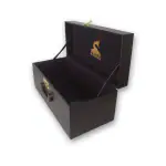 Shopdop Black Mamba Leather Made Hookah Carrying Case (Cover Case Approx. Length- 17inches, Breadth - 8.3inches, Height - 8inches) - for Small to Medium Shishas