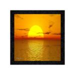 PnF Wood Framed Poster Of Natural Landscape Scenery-13835, 14 X 14 Inch