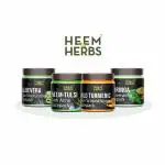 Heem & Herbs Aloevera Neem-Tulsi Wild Turmeric Moringa Facepack pack of 4