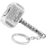 HIGAR 365Home Stainless Steel, Metal, Zinc Silver Hammer Keychain Key Ring Cool S For Men And Boys