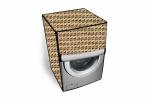 The Furnishing Tree PVC Washing Machine Cover Front Load IFB 8kg Fully-Automatic Senator WXS Symmetric Pattern Beige