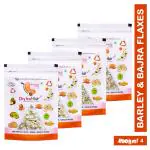 Dry Fruit Hib - Bajra & Barley Flakes Original 700 g | Pack of 4 | Power of 5: Energy, Protein, Iron, Calcium, Vitamins B1, B2, B3 & C | Corn Flakes, Breakfast Cereal | Naturally Cholestrol Free100% Natural