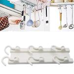 ZURU BUNCH 6 Hook Hanger Stand for Men's and Women's Shirts, Coat, Pant, Also Usable in Kitchen Small Accessories Holder