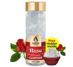 The Aroma Factory Pure Bhimseni Camphor, Rose, Zero Residue Kapoor with Fragrance for Pooja, Aarti Kapur | Bottle Pack of 1 x 80gm