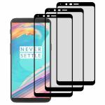 Kite Digital OnePlus 5T Matte Finish (Black) Tempered Glass Screen Protector with Edge to Edge Coverage - Easy Installation Kit (Pack of 3)
