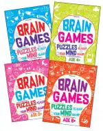 Brain Games Series A set of 4 Books Paperback 352 Pages