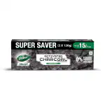 DABUR Herb'L Activated Charcoal Toothpaste-240G (120Gx2,Pack Of 2)|Black Gel Toothpaste|Whitening |Fluoride Free|Fights Plaque&Extrinsic Stains|With Power Of Mint|Cool&Refreshing Mouth Experience