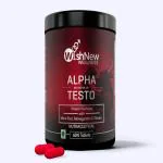 WishNew Wellness ALPHA BOOSTER OF TESTO | Advanced Testosterone Support | 60 Vegetarian Tablets