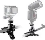 VTS Tripod Clip Clamp Mount Flash Reflector Holder for Studio Backdrop Camera HTC Vive/Vive Pro with 360 Swivel Tripod Mini Ball Head Standard 1/4