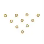 Comet Busters White Bindi For Women