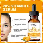 Skiura Nature Vitamin C Serum with hyaluronic acid For face Anti Ageing, Brightening , 50g
