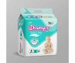 Champs baby diaper soft & dry baby pant diapers- Large Size ( 62 Pcs Pack)