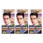 Bigen Men's Speedy Color, Hair Color, 80g - Natural Black 101 (Pack of 3)
