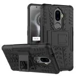 Lejaao Lenovo K8 Plus Black Polycarbonate, Thermoplastic Polyurethane Mobile Back Cover (16 x 7.5 x 0.9 cm)