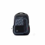 Harissons Bags Slant 38L Polyester Casual Laptop Backpack for Men and Women, Office Backpack (Black Dark Grey)