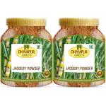 Dhampur Green Natural Jaggery Powder, 750g (Pack of 2)| Natural Desi Shakkar Gur Gud Powder, Chemical Free, Jaggery Powder For Tea, Coffee, Milk