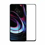 Kite Digital Motorola Edge 20 (Black) Tempered Glass Screen Protector with Edge to Edge Coverage - Easy Installation Kit