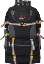 Nexon Bags 60L Travel Backpack/Hiking Tracking Bag, Waterproof Camping Rucksack Bag (Black)