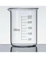Shivam Scientific Mall Borosilicate 3.3 Glass Beaker with Graduation Marks 250ml (Pack of 6)