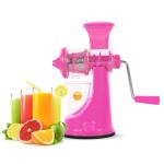 Plastic Hand Juicer Manual Hand Juicer Mixer Blender | Juice Maker Machine for Home | Juicer Handy for Kitchen For Fruits & Vegetables