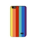 Casotec Rainbow Colors Design 3D Printed Hard Back Case Cover for Huawei Honor 4C