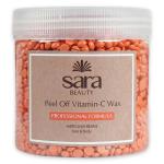 Sara Soul of Beauty Professional Peel Off Vitamin C Bean Wax | 400gm