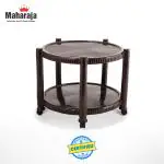 MAHARAJA T-5 Coffee Table for Home & Office | Center Coffee Table for Living Room | Plastic Coffee Table (Finish Color - Brown)