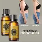 Treszo 100% Best One Ginger Oil Slimming Lymphatic Drainage Weight Loss Plant Essential Oil Promote Metabolism Full Body Slim Massage Oils