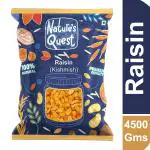 Nature's Quest Raisins 4500 Gms| Dry Grapes| Kishmis| Kismis| Dakh| Dakha| Raisins seedless| Regular Dry Fruits Raisins | Nutritious| Rich in Iron & Vitamin B | Delicious & Healthy Snack | High in Antioxidants, Naturally Sweet & tasty