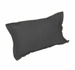 Filymore Solid Plain Black bedsheet for Single Bed Made with Pure Microfiber Plain Color Bedsheet for Single Bed with 1 Pillow Cover (Black Size 90X60 inches)-A1