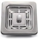 BLUECERA 304 Grade Single Bowl Stainless Steel Handmade Kitchen Sink (Square Coupling)