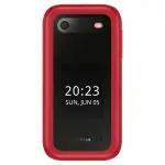Nokia 2660 Flip 4G Volte keypad Phone with Dual SIM, Dual Screen, inbuilt MP3 Player & Wireless FM Radio | red
