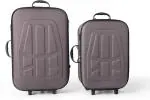 Sitara Bag Suitcase Polyester Luggage Three Wheel Combo Trolley Bag (Pack of 2) (Brown)