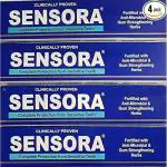 SENSORA Herbal Sensitivity Relief Toothpaste with Rapid Relief Formula for Sensitive Teeth|Pack of 4