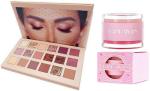 DAIMANPU Nude Colours Eyeshadow palette with 2in1 Sugar Lip Balm Magic (2 Items in the set)
