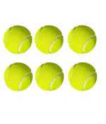 KRUM Kids, Adult Rubber Tennis Ball , Cricket Ball Pack Of 6