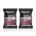 Beauty Relay-E Hair Natural Hair Color Black Shampoo with Vitamin-C, Shikakai, Bhringraj, Vitamin-E