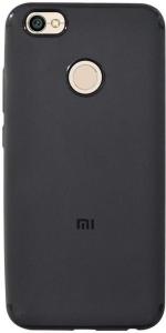 COVERBLACK Rubber Back Cover Compatible model for Mi Redmi Y1 - Black