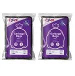 Ezee Flat Small Black Garbage Bags 30 pcs 17 inch x 19 inch (Pack of 2)