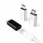 Red Champion 0.035 M Lightning Cable 8 Pin Lighting Female to Micro Usb Type-b Male Connector (Pack of 2)