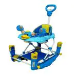 Buy Joyride Blue Plastic 2 In 1 Height Adjustable Walker And Rocker ...
