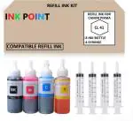 INK POINT Refill Canon Cartridge Dye for Canon PG 40, 47, 88, 89, 740, 745, 810, 830, CL 41, 57, 98, 99, 741, 746, 811, 831 Multicolor Ink Bottle 100 ml pack of 8
