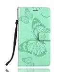 Teletel Butterfly Pu Leather Flip Cover With Card Holder Wallet Case | Mobile Case | Back Cover - Sea Green) For Realme 10 Pro plus+