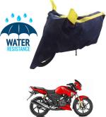RONISH Waterproof Two Wheeler Cover for TVS (Apache RTR 180, Black, Yellow)