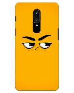 Mobiera Yellow Face Design Printed Back Cover Case For Oneplus 6