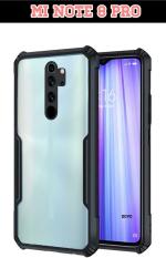 XOVO Back Cover for Mi Redmi Note 8 Pro (Transparent, Dual Protection, Pack of 1)