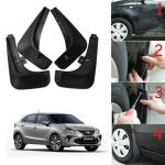 Oshotto Mud Flap (O.E.M Type) Compatible with Toyota Glanza (Set of 4)