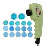 CRESCENT Ultimate Rich 18-in-1 Mild, Strong Quick Relief Magnetic Full Body Electric Massager with 18 Applicator and 2 Speed Setting, Green